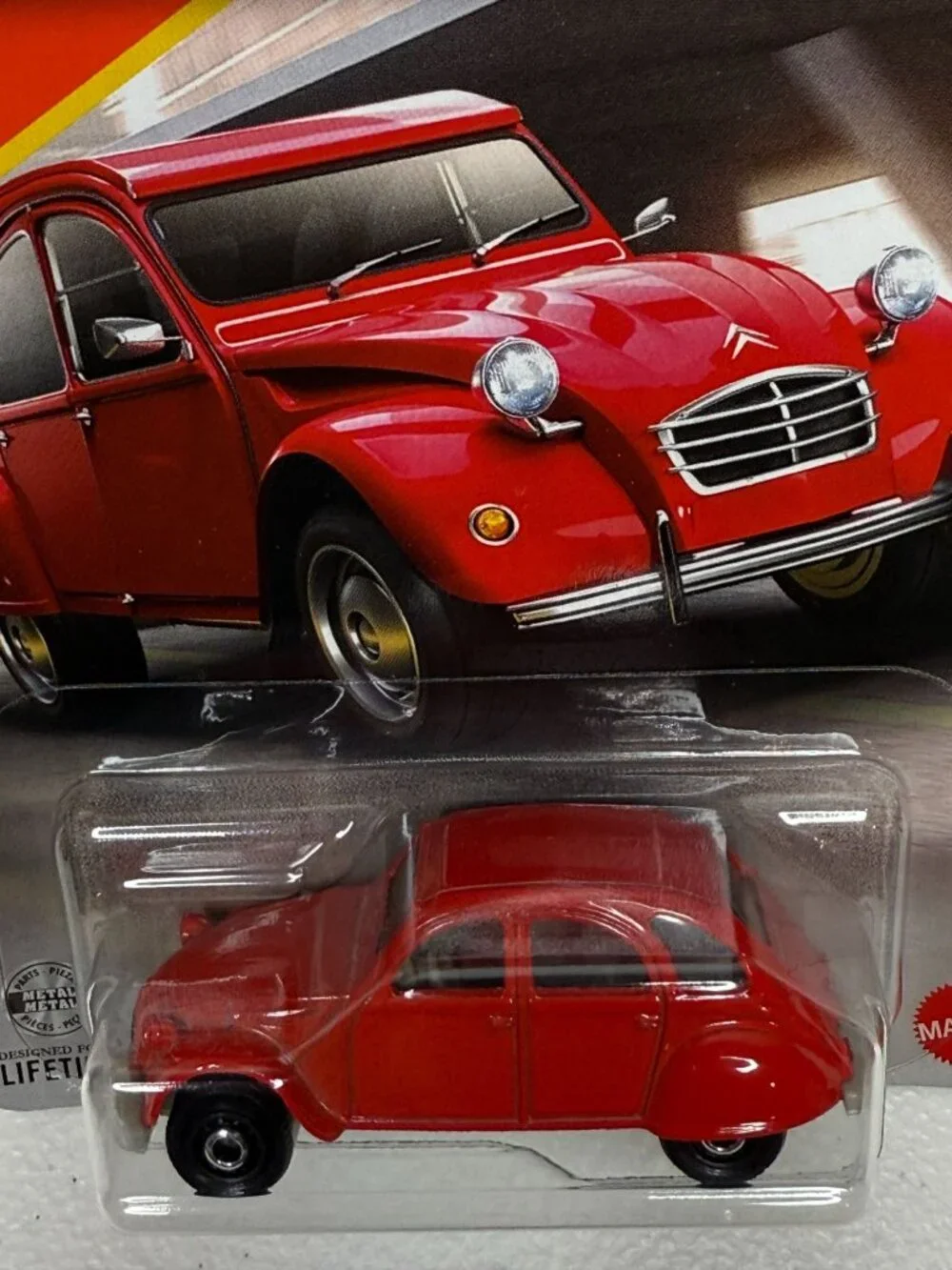 Matchbox 1970 Citroen 2CV Red 16/125 1:64 Diecast NOC